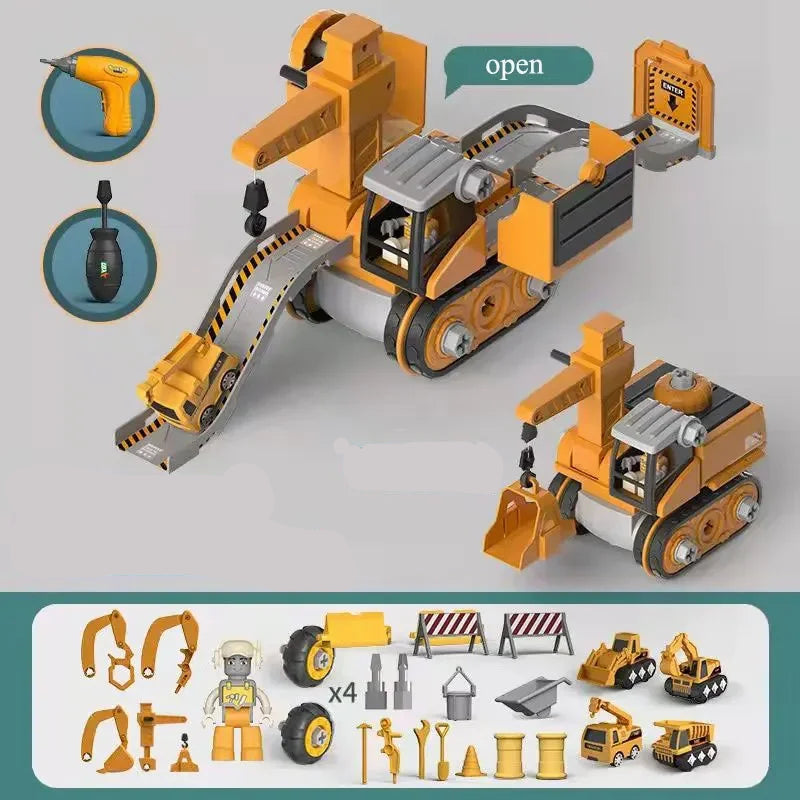 Junior Builder Electric Drill Tool Set – Kids Engineering & Construction Toy