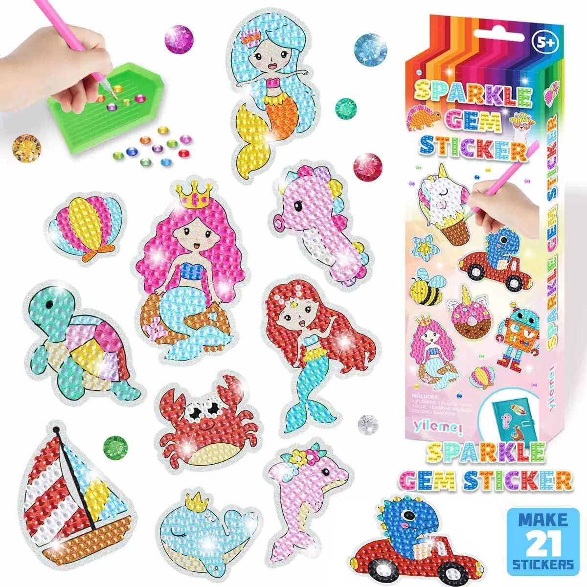 Kids DIY Diamond Painting Sticker Kit 💎🎨