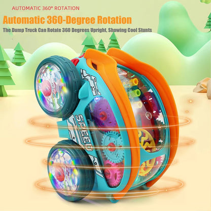 Electric 360° Stunt Car with Lights & Music