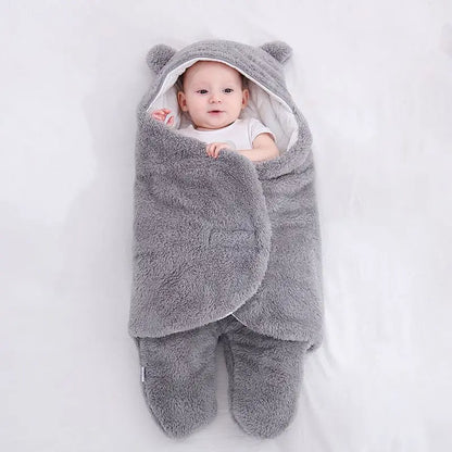 CosyCub – Plush Winter Baby Romper 🐻❄️
