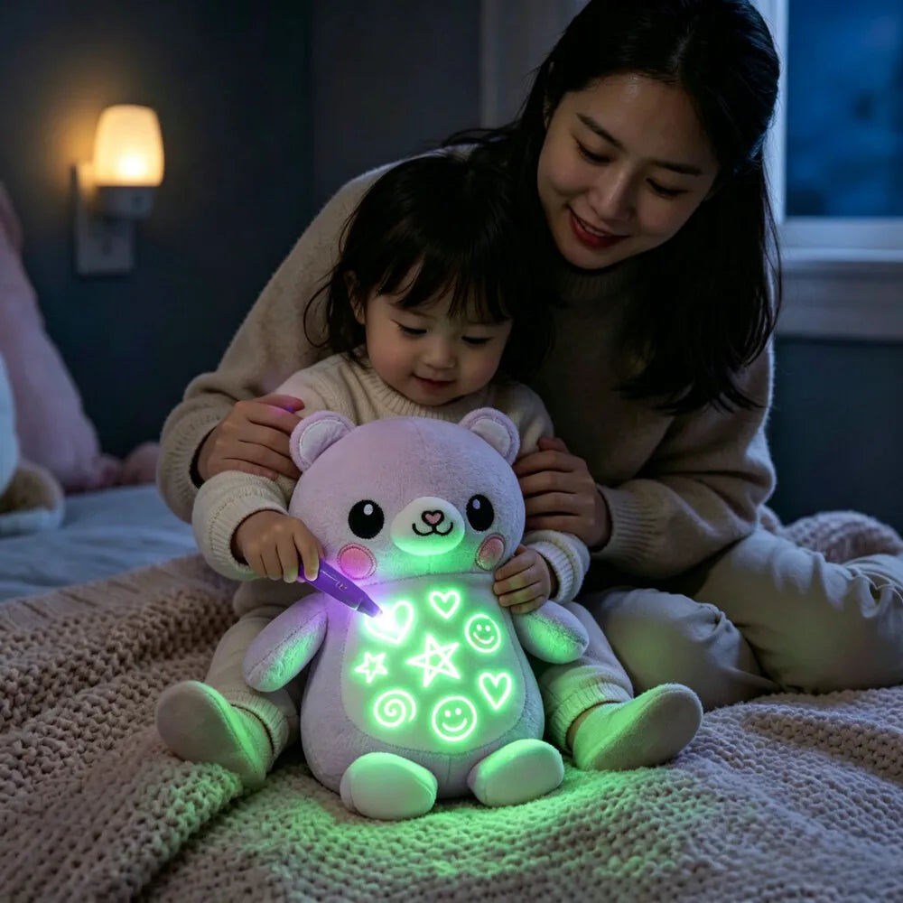 GlowDoodle - Light-Up Drawing Plush Toy