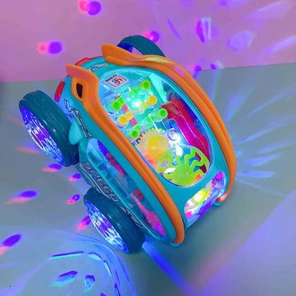 Electric 360° Stunt Car with Lights & Music