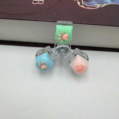 PurrPress - Cat Paw Mechanical Keycap Fidget Keychain