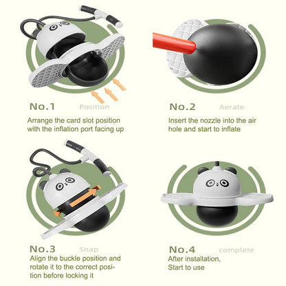 🐼 Panda Bounce – Light-Up Jump & Balance Ball Set