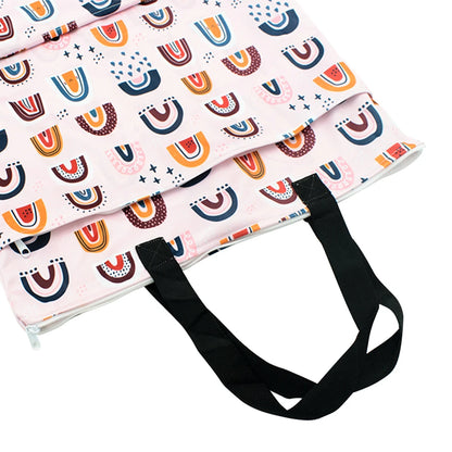 Large Waterproof Baby Wet Bag – Double Pocket Stroller Organizer