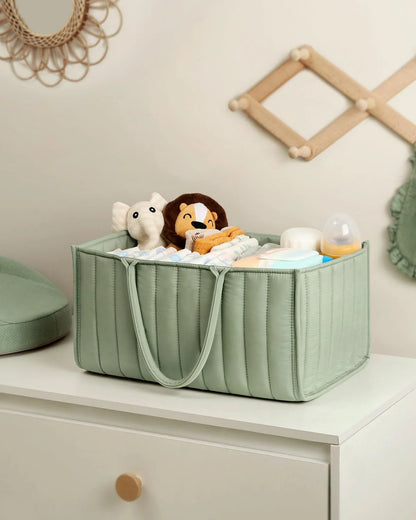 Baby Diaper Organizer Bag – Folding Portable Storage Caddy