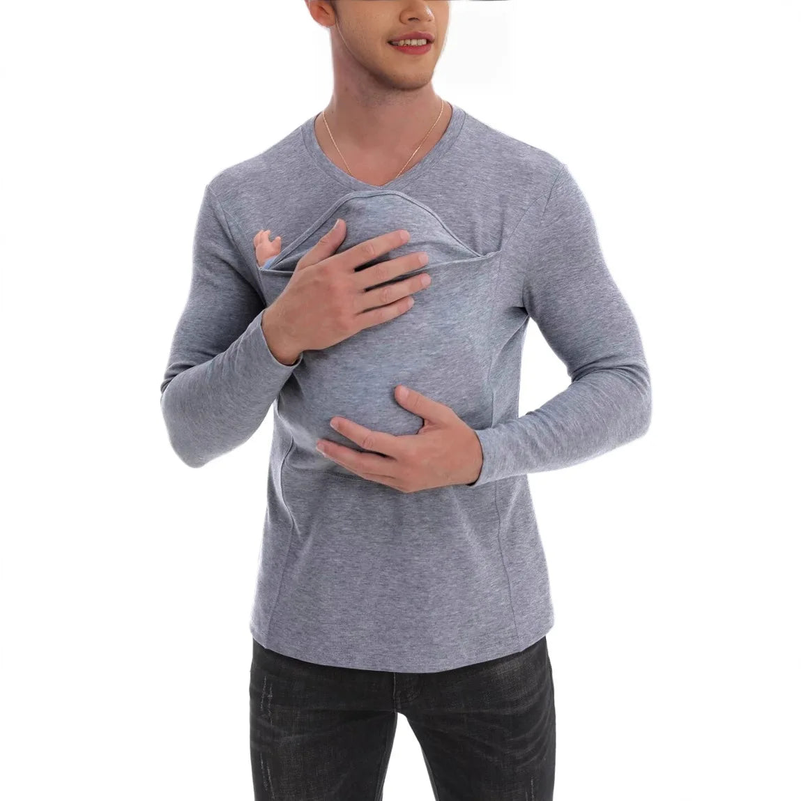 JoeyHug - Kangaroo Mum Long Sleeve Multifunctional T-Shirt