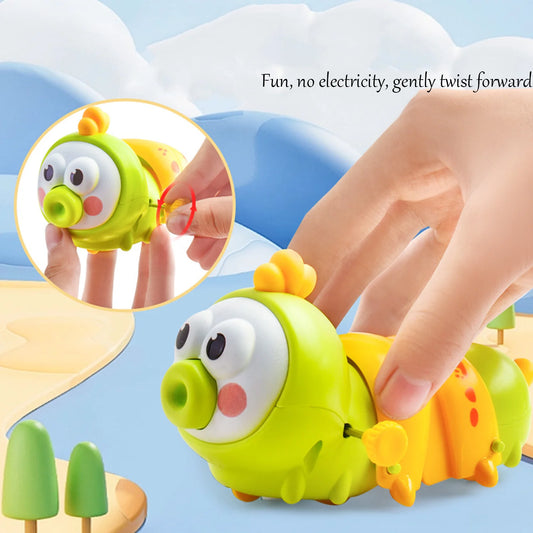 Caterpillar Crawl Race – Wind-Up Wiggly Fun