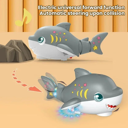 Shark Blowing Ball Car – Interactive Electric Toy for Kids