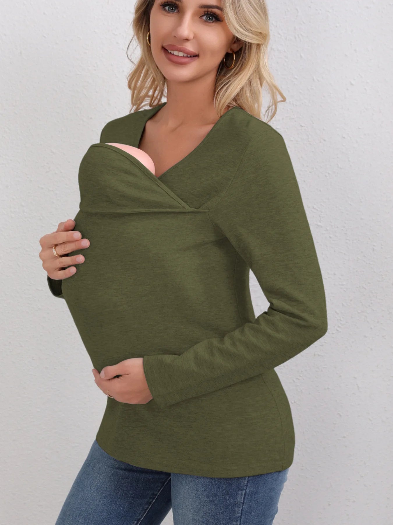JoeyHug - Kangaroo Mum Long Sleeve Multifunctional T-Shirt