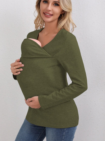 JoeyHug - Kangaroo Mum Long Sleeve Multifunctional T-Shirt