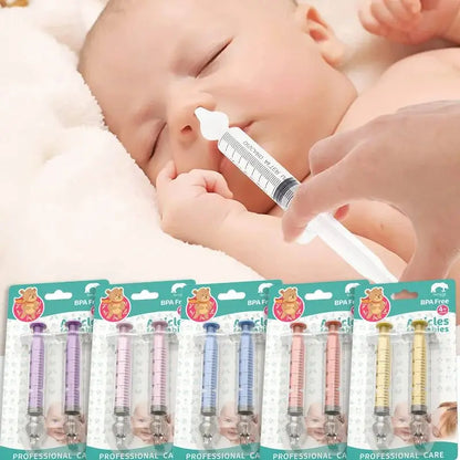 Baby Nasal Aspirator Syringe – Gentle Nasal Cleaner for Babies