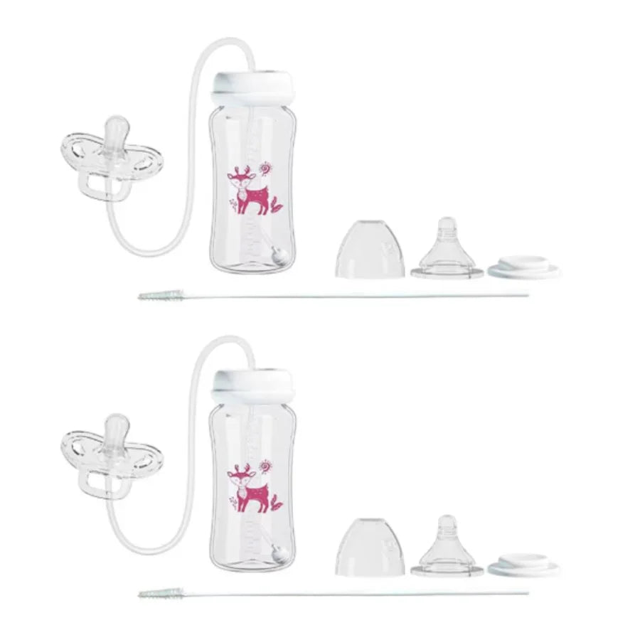 EasyFlow 3-in-1 Hands-Free Baby Bottle Set – Gravity Ball Feeding System