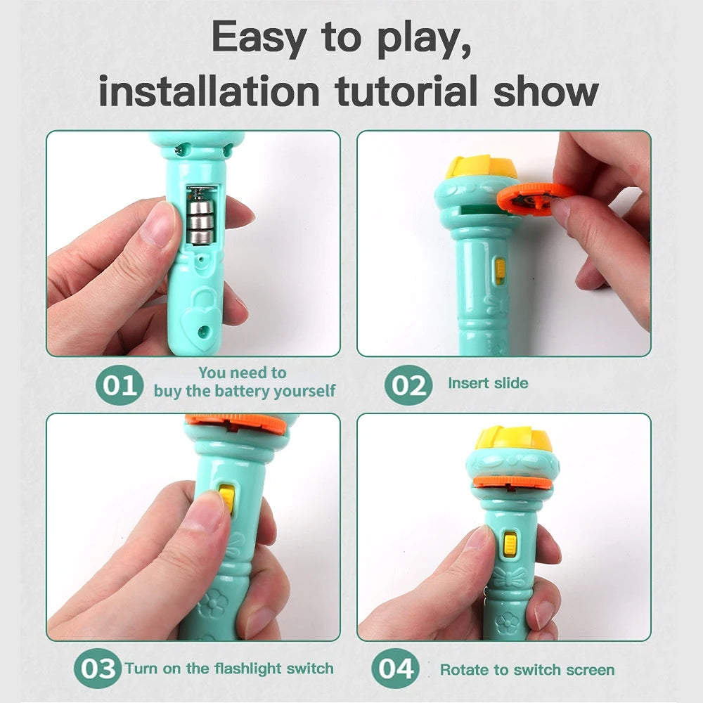 Dino Projector Flashlight