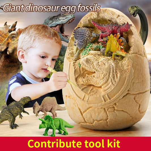 DinoDig Kids Dinosaur Egg Excavation Kit