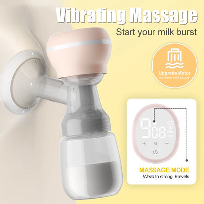 Electric Breast Pump – Intelligent High Suction, Silent & Painless