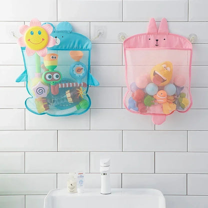 Baby Bath Toy Storage Net – Cartoon Animal Mesh Bag