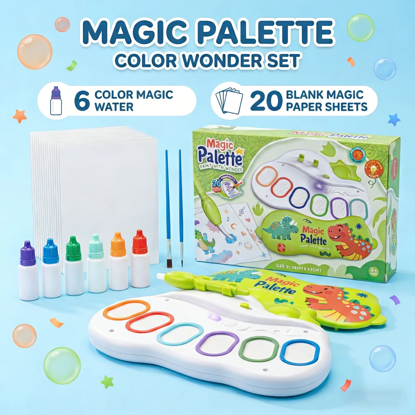 MagicPalette - Mess-Free Kids Painting Set
