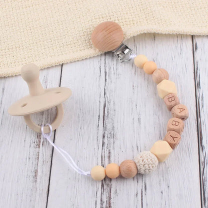 Personalized Baby Pacifier Clip – Custom Name Teether Holder