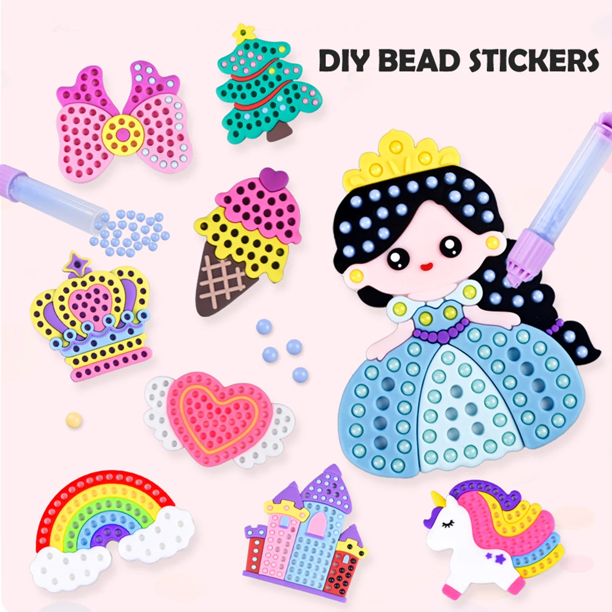 Creative DIY Bead Pen Set – Sparkling, Fun