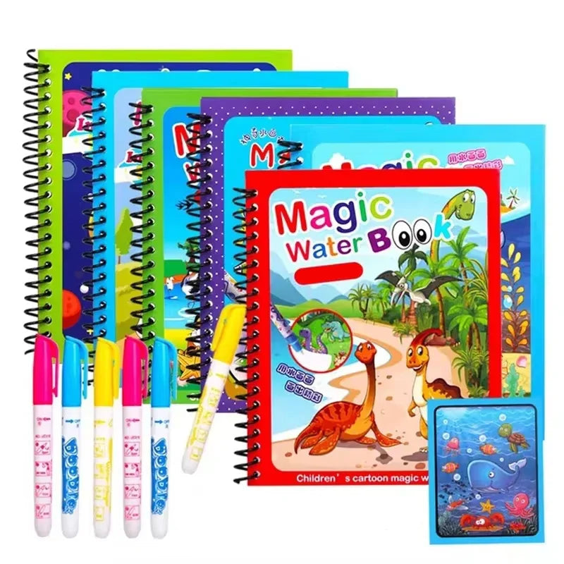 Liquid Magic Book Magic Reusable Water Book – mylovely-baby