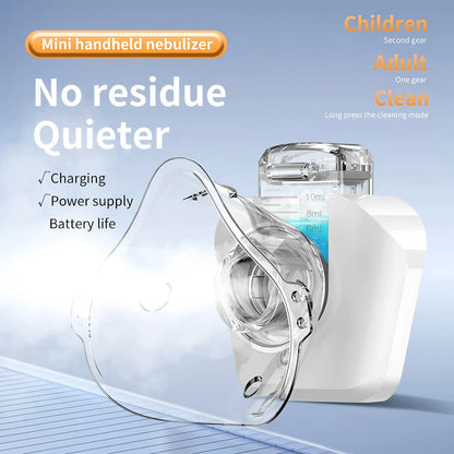Kids Rechargeable Handheld Mesh Nebuliser 💨👧