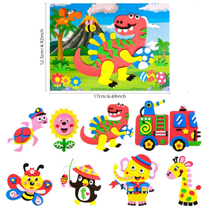 StickyPals 3D Foam Sticker Puzzles