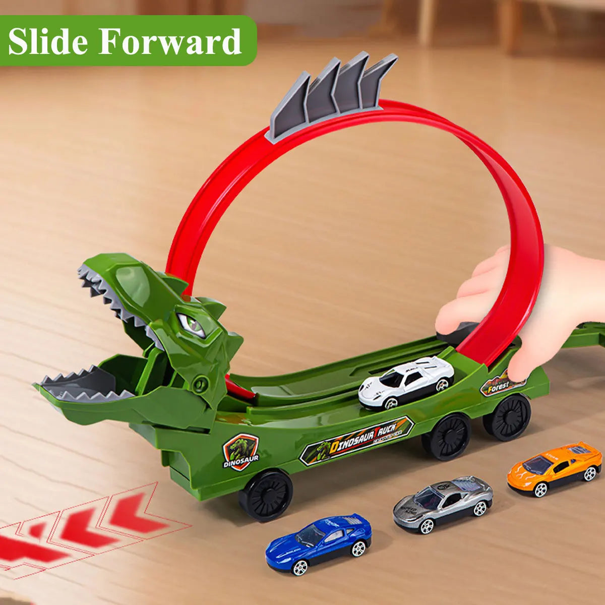 DinoSlide DIY Track Car Adventure Set
