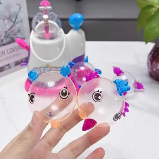 Magic Sticky Balloon DIY Craft Toy – Creative Bobo Inflator Fun