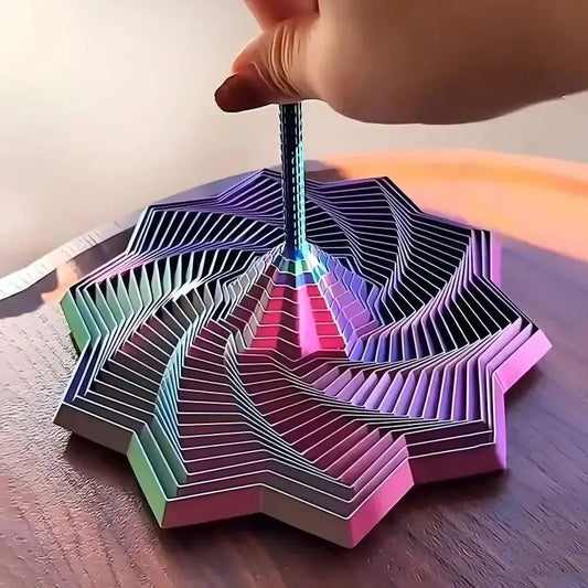 SpinGlow 3D Rainbow Sensory Fidget Toy