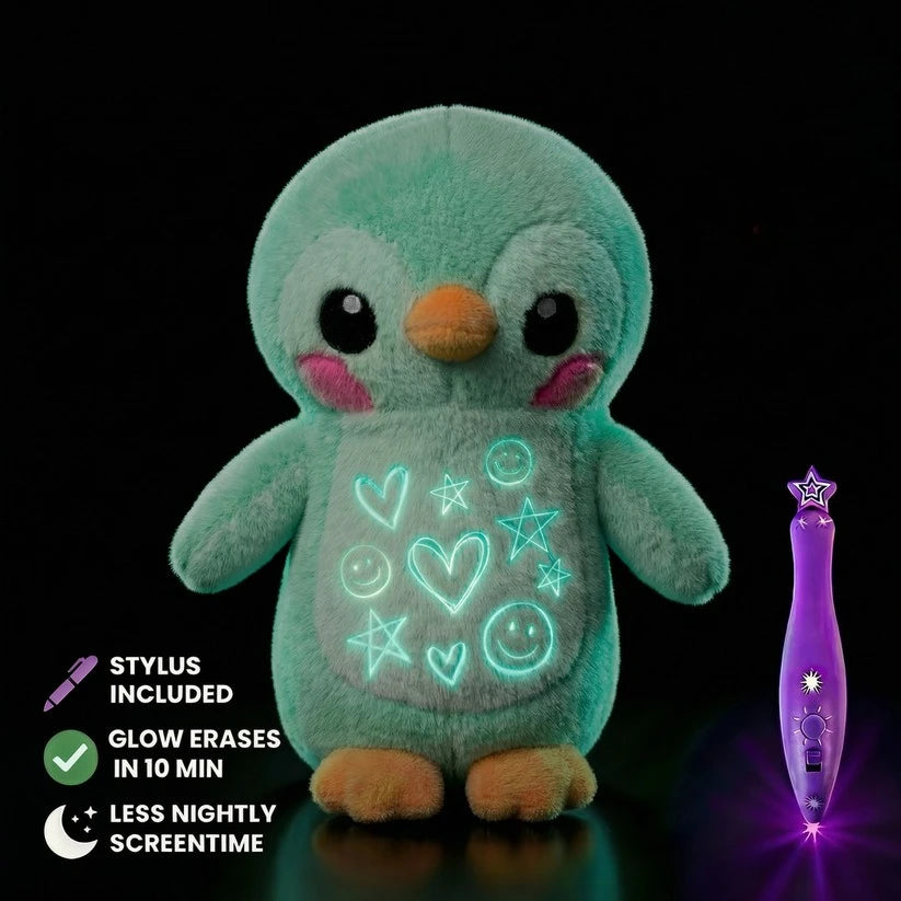 GlowDoodle - Light-Up Drawing Plush Toy