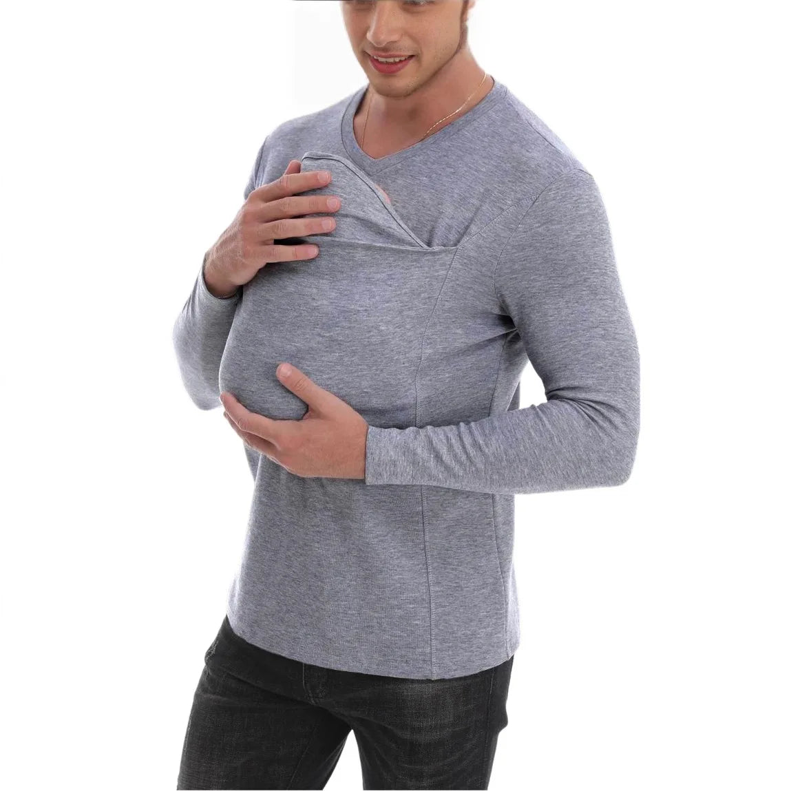 JoeyHug - Kangaroo Mum Long Sleeve Multifunctional T-Shirt