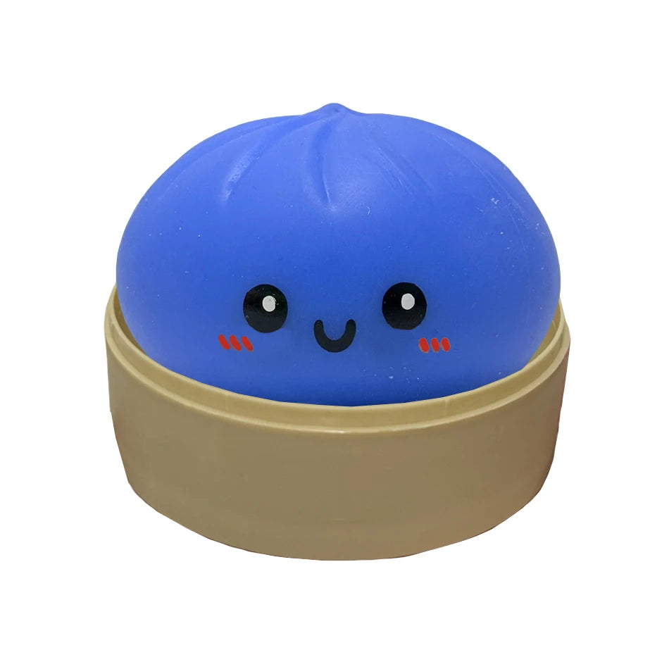 Giant Dumpling Squeeze Toy – Soft Squishy Fidget with Bamboo Steamer 🥟✨