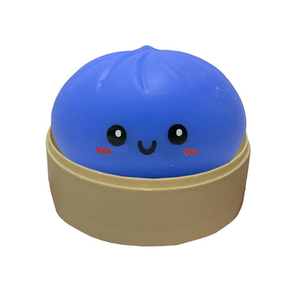 Giant Dumpling Squeeze Toy – Soft Squishy Fidget with Bamboo Steamer 🥟✨