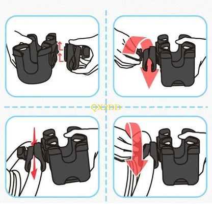 360° Stroller Cup & Phone Holder