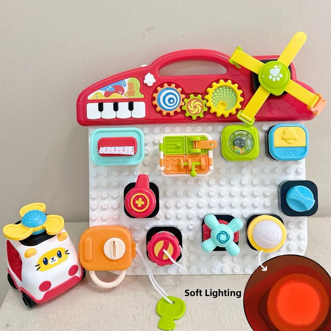 Toddler Activity & Skills Board – Focus, Coordination & Life Skills Toy