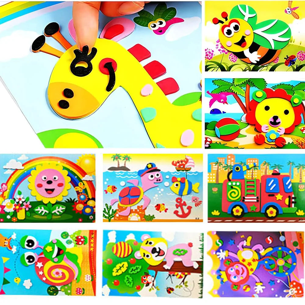 StickyPals 3D Foam Sticker Puzzles