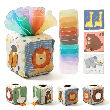 TinyTissues - Montessori Sensory Tissue Box Toy