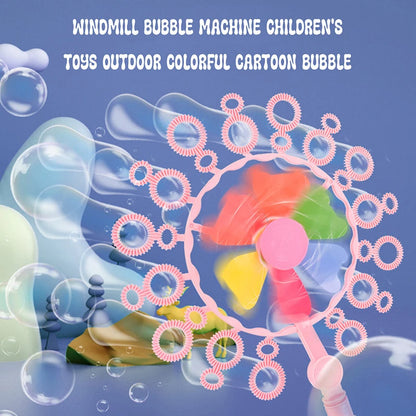 Bubbly Breeze – Windmill Bubble Machine Gun