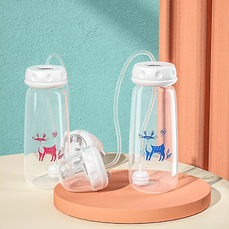 BornBL Hands-Free Baby Feeding Bottle – Anti-Colic Nursing System