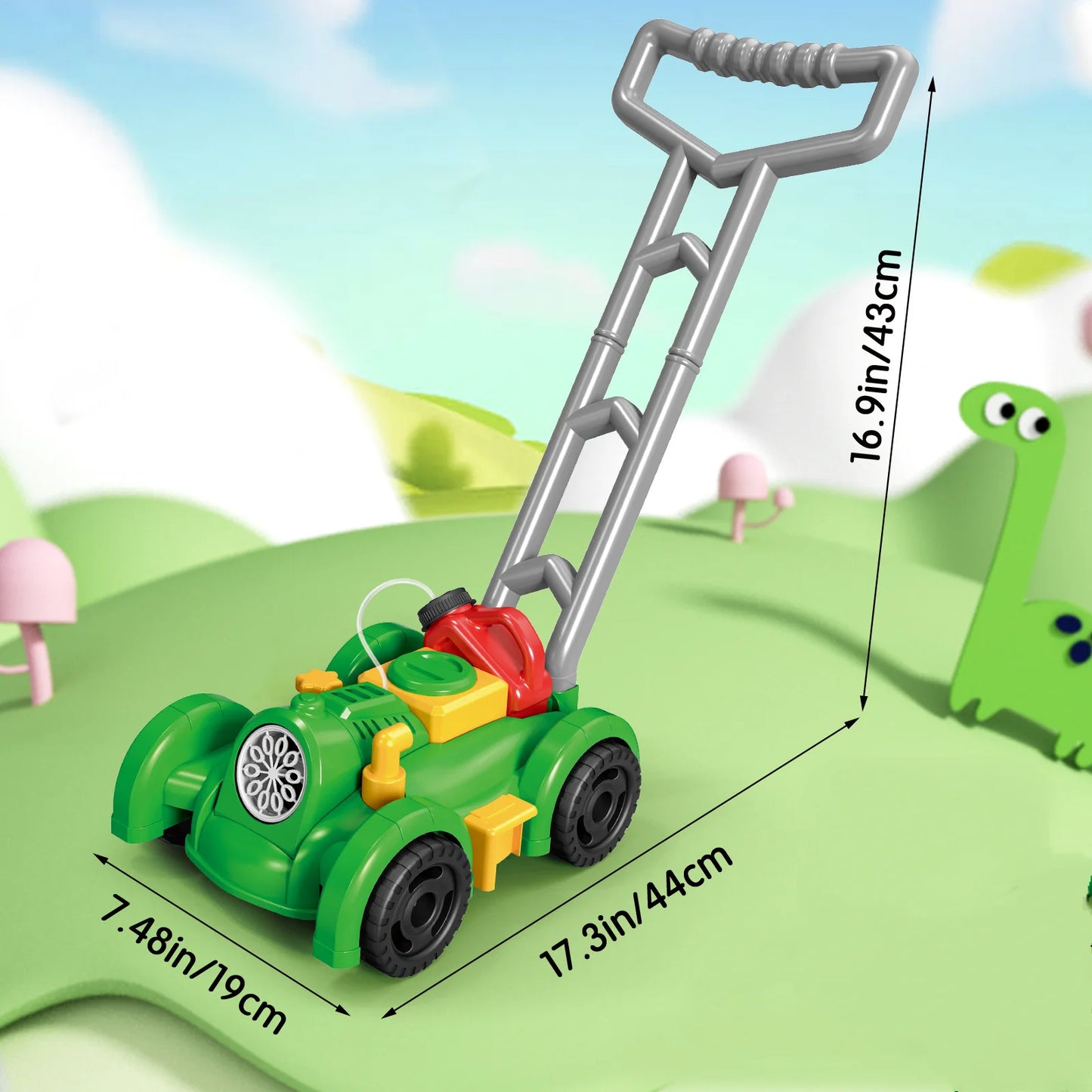 Bubble Car Toy – Automatic Bubble Mower with Lights