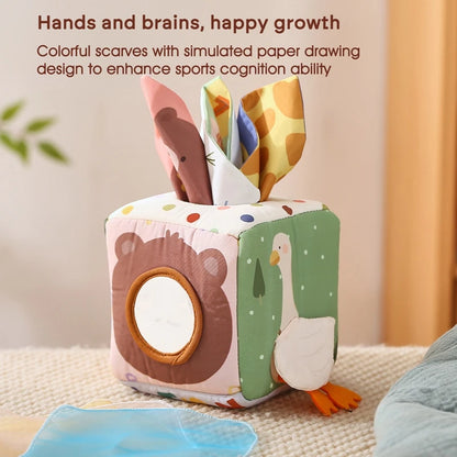 TinyTissues - Montessori Sensory Tissue Box Toy