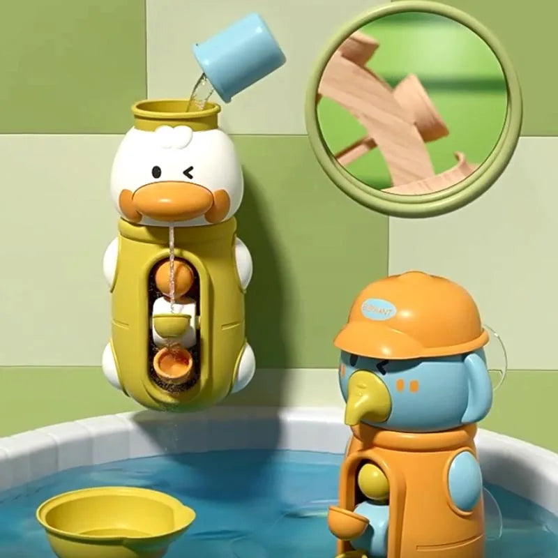 SplashSpin Duck & Elephant Bath Spinner Toy