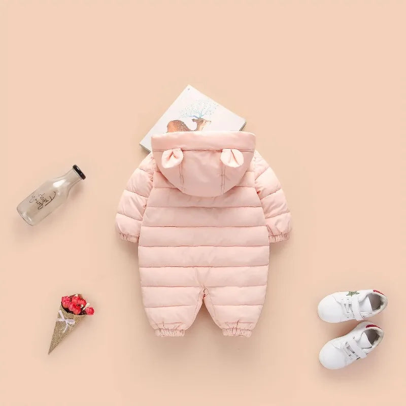 SnuggleBear Hooded Baby Snowsuit