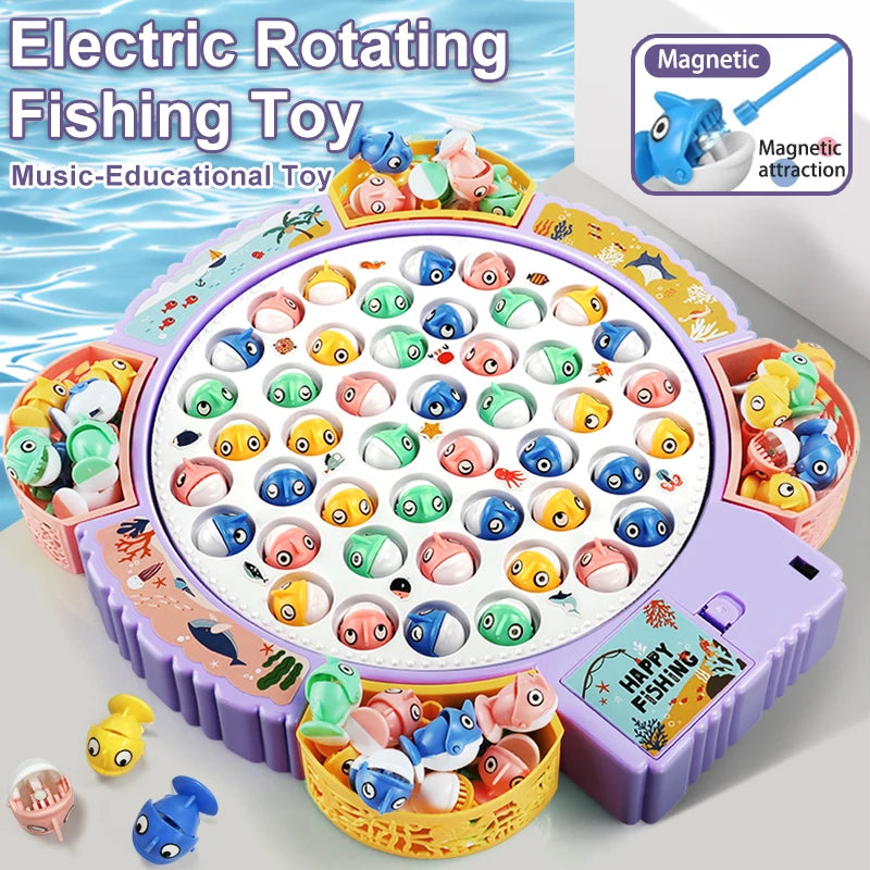 SpinCatch Magnetic Fishing Game Plate