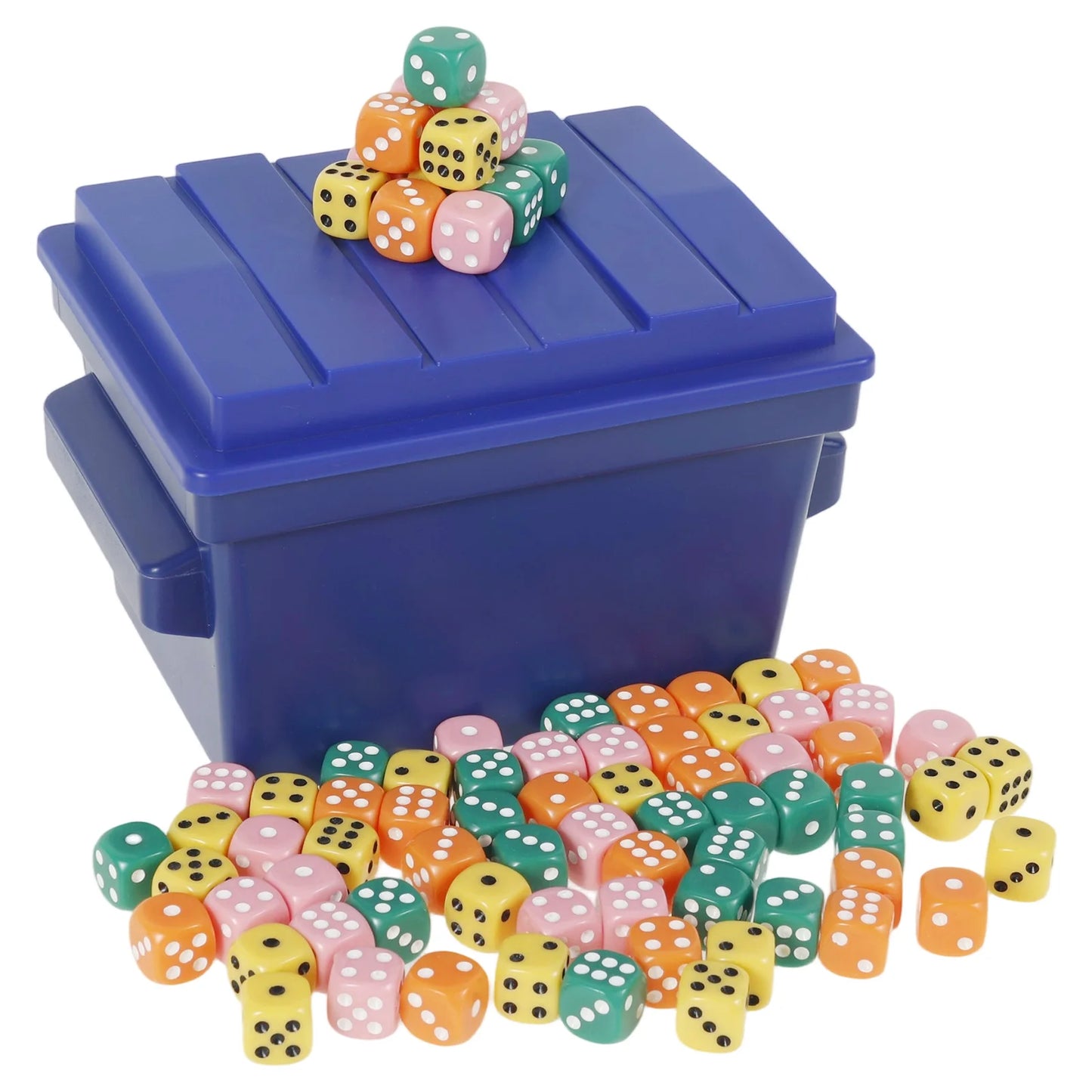 DiceRush Party Game Set | Fast-Paced 2–6 Player Family Dice Game with Tray & 80 Dice