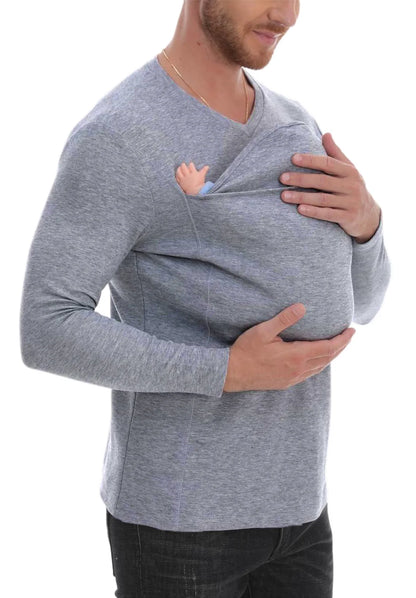 JoeyHug - Kangaroo Mum Long Sleeve Multifunctional T-Shirt