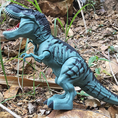 Walking & Egg-Laying Dinosaur Toy with Lights & Spray