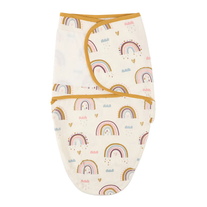 Adjustable Cotton Baby Swaddle Wrap & Hat Set 👶🌙