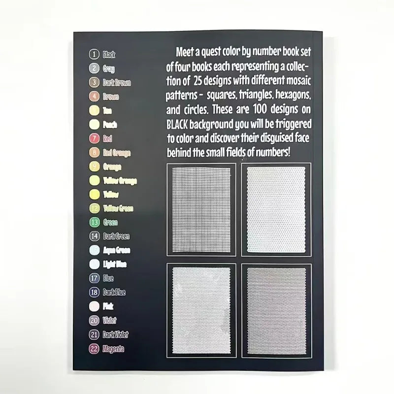 100 Colour Adventures – Magic Colour By Number Book